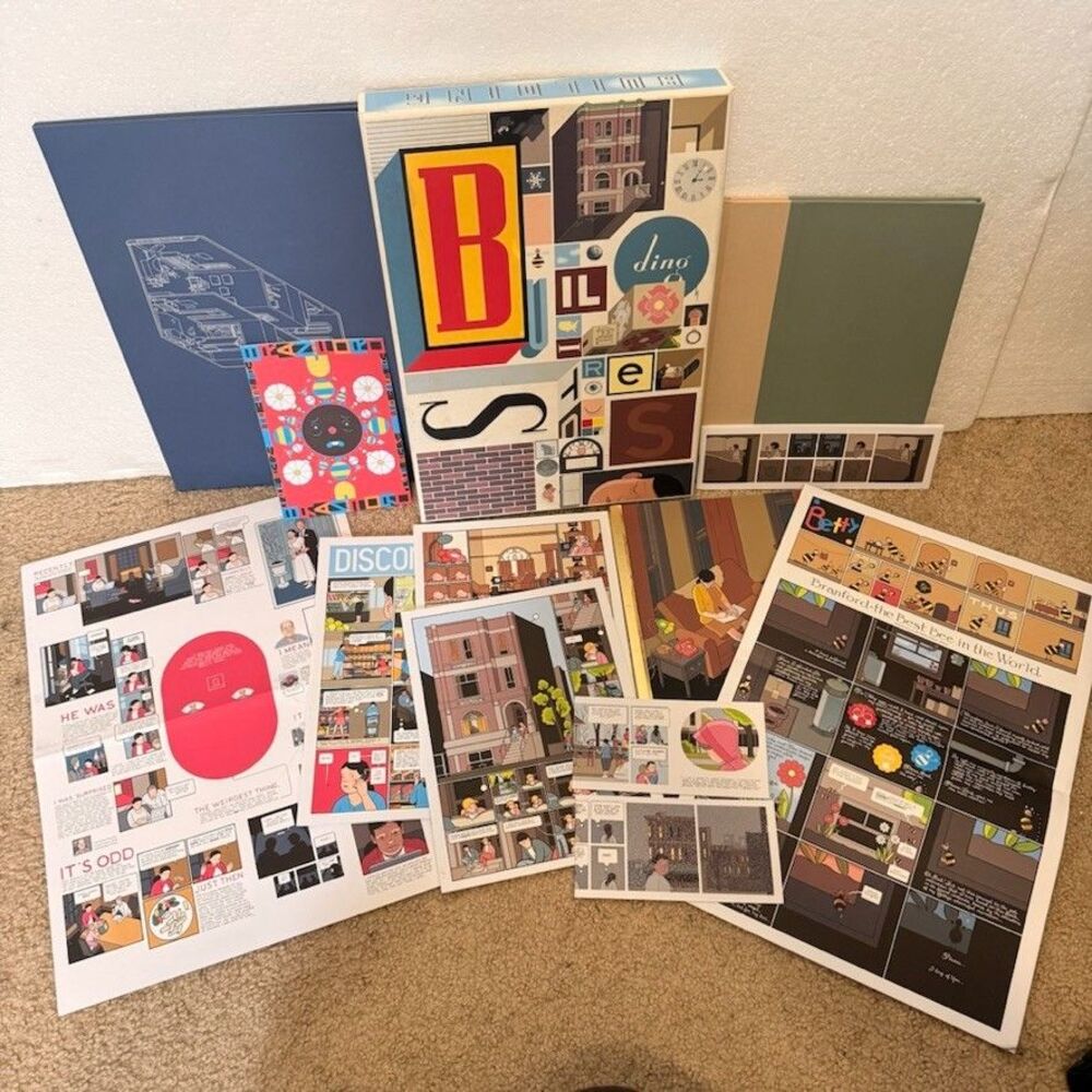 Building Stories Chris Ware Oversize Box Set Graphic Novels 2012-Open Box Unused